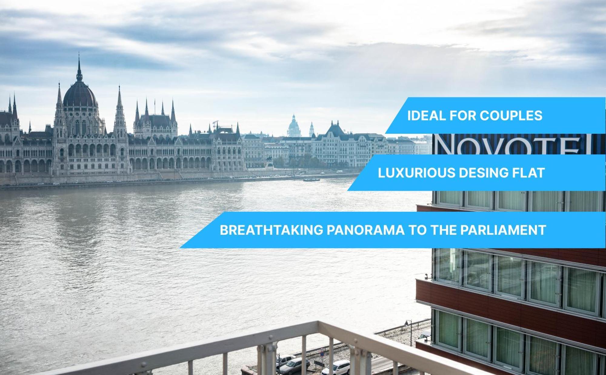 Riverside Luxury Panorama Home - Smarttv, Fastwifi Budapest Exteriör bild